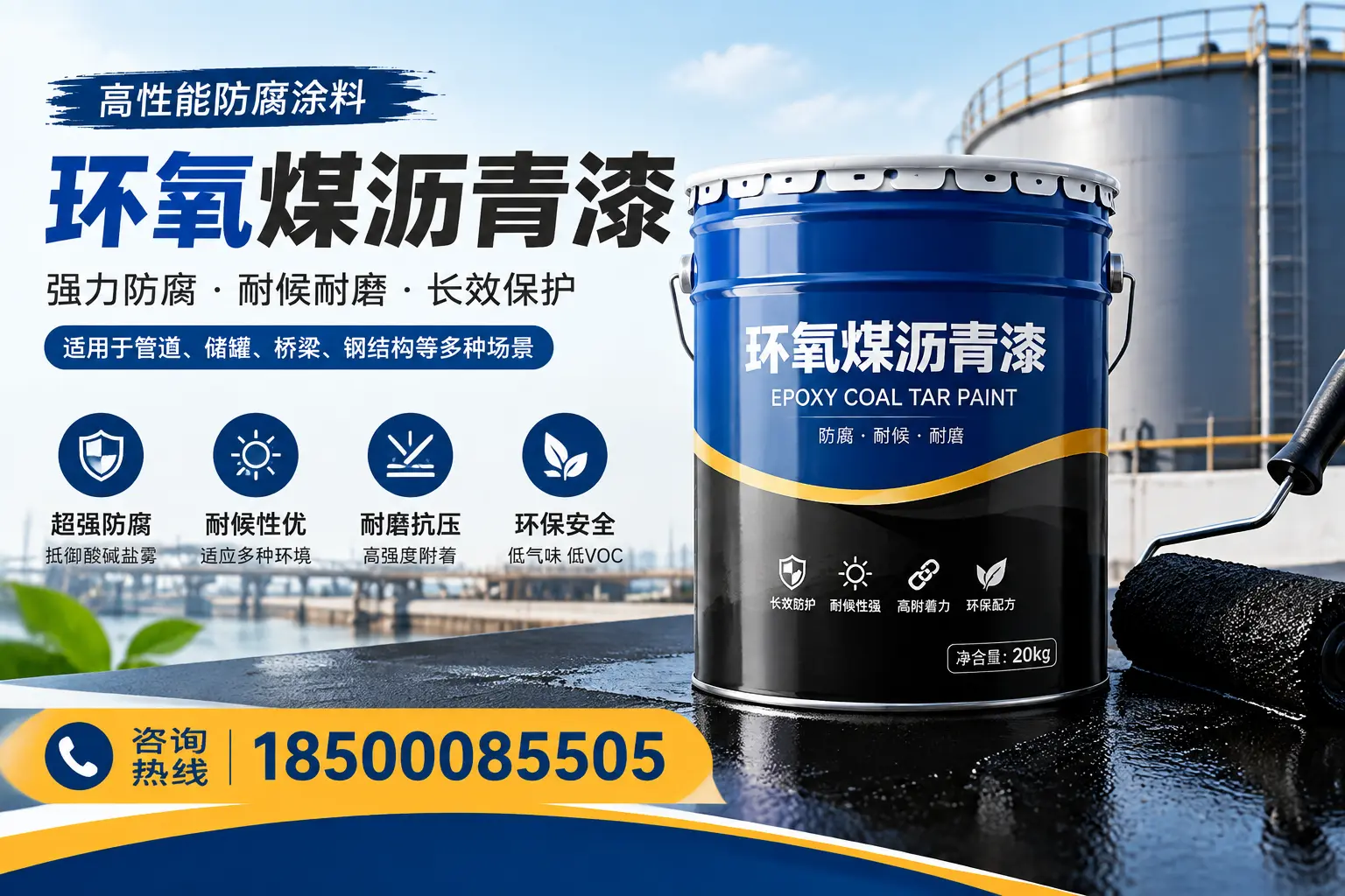 环氧煤沥青漆的施工步骤详解,定安装修必备知识